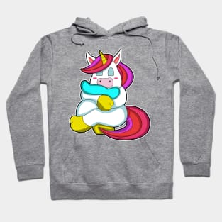 Unicorn at Sleeping with Pillow Hoodie